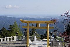 秋葉神社上社から遠州灘