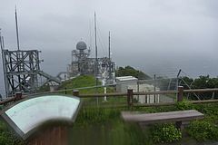 龍飛崎の海上自衛隊レーダー