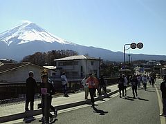 富士山を背にラスト1km