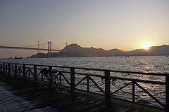 関門海峡の日の出