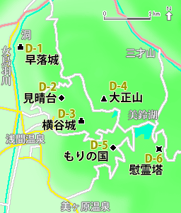 美鈴湖周辺地図